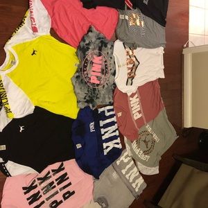 Pink shirt new n like brand new large !!